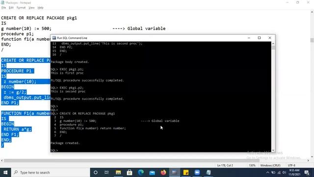 Oracle SQL PLSQL | session 25 | PLSQL Packages | Overloading смотреть онлайн