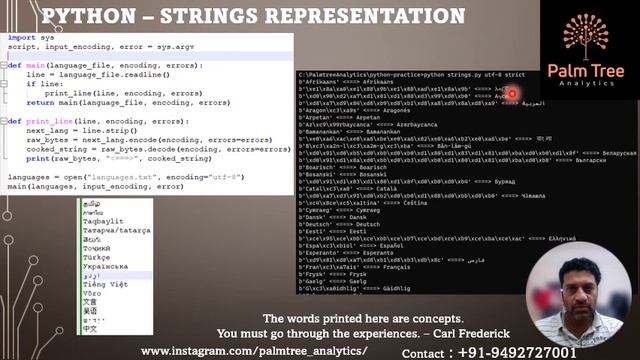 Python-18. TOM Strings Representation смотреть онлайн