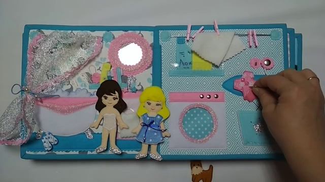 Кукольный домик из фетра и ткани. смотреть онлайн