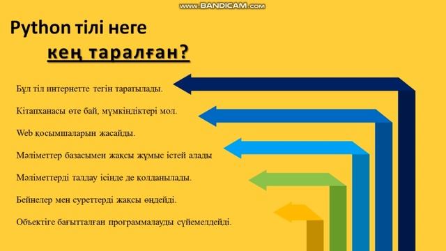 Python бағдарламалау тілнені видео сабақ. Язык программирование Python смотреть онлайн