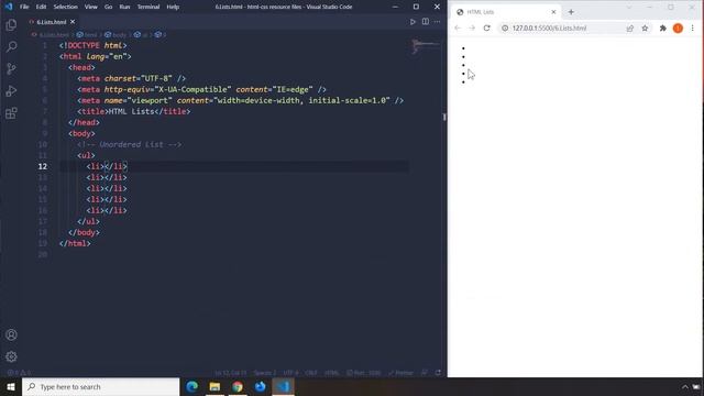 HTML-CSS Tutorial Lesson 6: HTML Lists смотреть онлайн