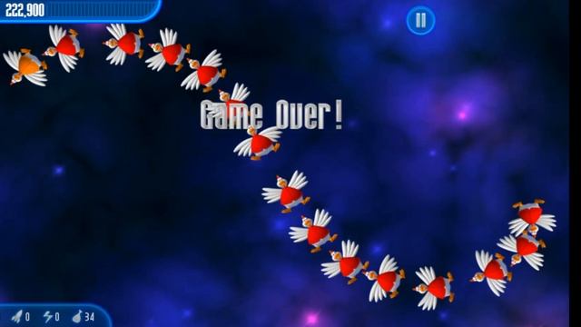 Game Over: Chicken Invaders 3 - Revenge of the Yolk (Android) смотреть онлайн