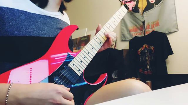 Ratt- Way Cool Jr. solo cover with Ibanez Rg550 смотреть онлайн