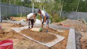 Строим въездную группу на Доме за Миллион