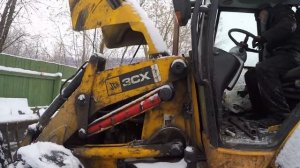 ?❄️Ищем тормоза на JCB3CX???Запуск трактора и дизельной пушки на морозе?Repairs JCB#1часть??
