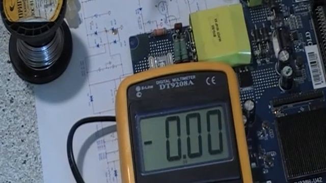 Выгорел блок питания - Телевизор AMCV LE 32ZHS17 (main CV338H-U42) смотреть онлайн