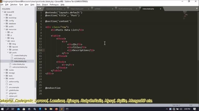 Laravel-8 Tutorial Part-08 | Pagination | Display Data using Table in (Hindi) смотреть онлайн