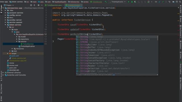 Ders 12 - Java, Spring Cloud ile Microservice Egitimi - Ticket Servisinin geliştirilmesi смотреть онлайн