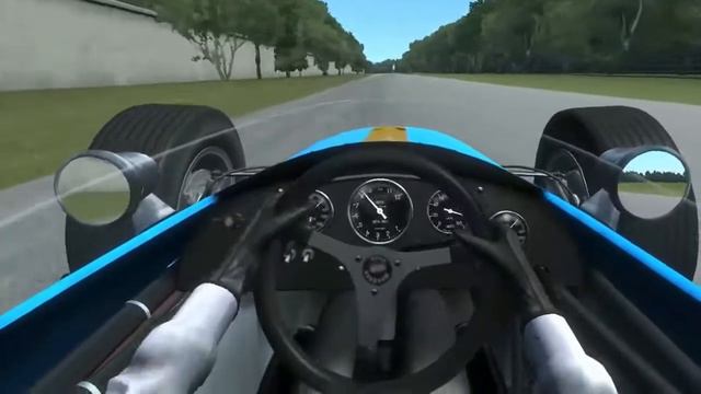 Rfactor 2 VR Brabham BT20 race at Monza 1966 Oculus Rift CV1 смотреть онлайн