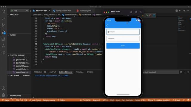 Flutter уроки - Подключение FTS5 SQLite смотреть онлайн