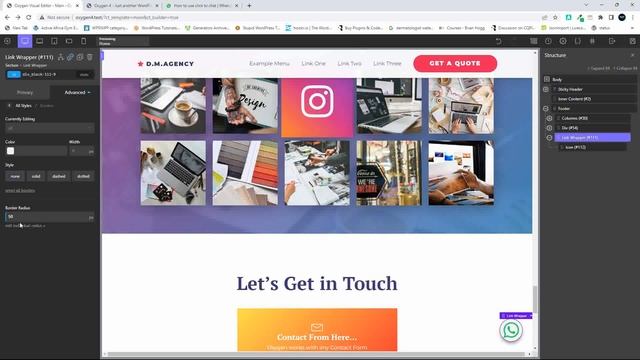 Add a Lets Chat on WhatsApp button using Oxygen Builder - No code required, include a preset messag смотреть онлайн