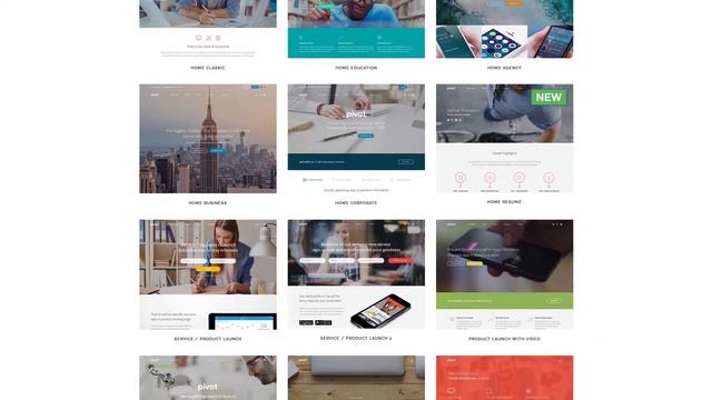 Pivot - Responsive Multipurpose WordPress Theme смотреть онлайн