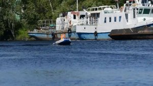 СТЕЛС 275 АЭРО - выходим на глиссер с мотором в 2,6 л.с