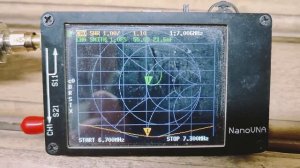 1/4 вертикал с одним противовесом на 7 МГц