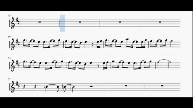 La Isla Bonita Alto Sax Sheet Music || Saxophone Play Along || Simple Music Keys смотреть онлайн