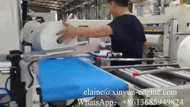 Полностью автоматическая линия по производству кухонных полотенец в макси-рулонах смотреть онлайн