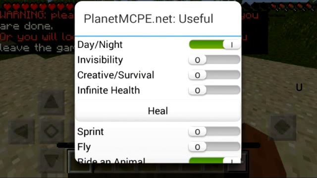 Читерские способности в MCPE 0.14.3 [MCPE MOD] смотреть онлайн