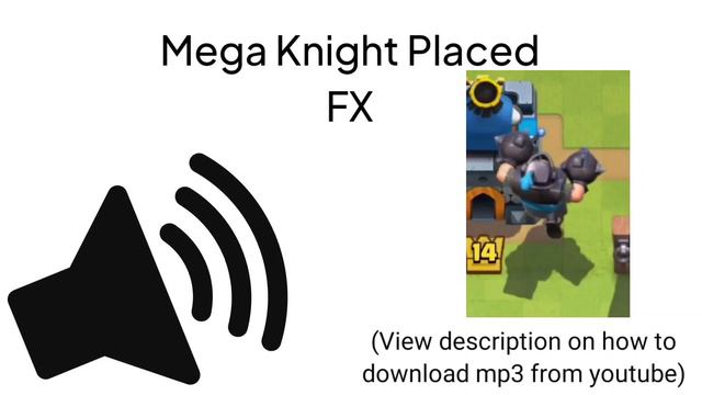 HD - Clash Royale Mega Knight Placed Sound Effect смотреть онлайн