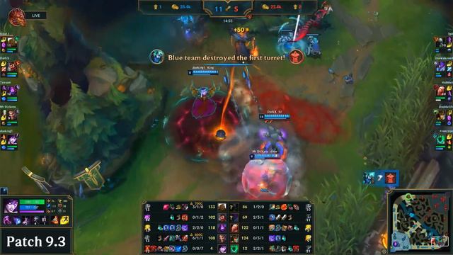 MORGANA & Draven vs THRESH & Doublelift Cassiopeia (SUPPORT) | KDA 3/1/16 | NA Grandmaster | v9.3 смотреть онлайн