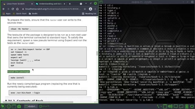 Installing Basic System Software - Part 5 : Linux From Scratch 11.1 – Ep 19 смотреть онлайн