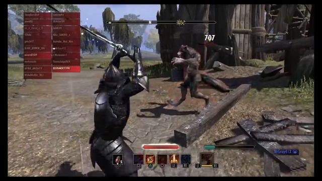 The Elder Scrolls Online: 1V1 Beg vs werewolf смотреть онлайн