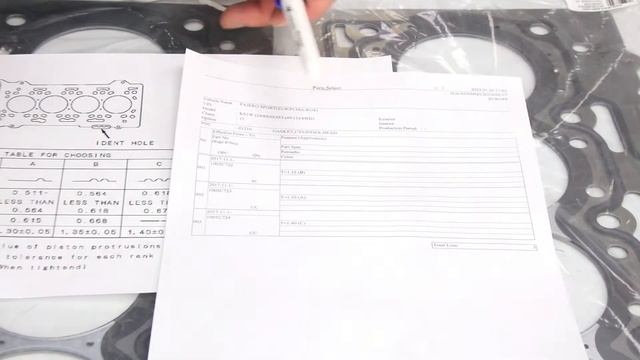 4N15 (2.4L) MMC прокладка головки блока (обзор) смотреть онлайн