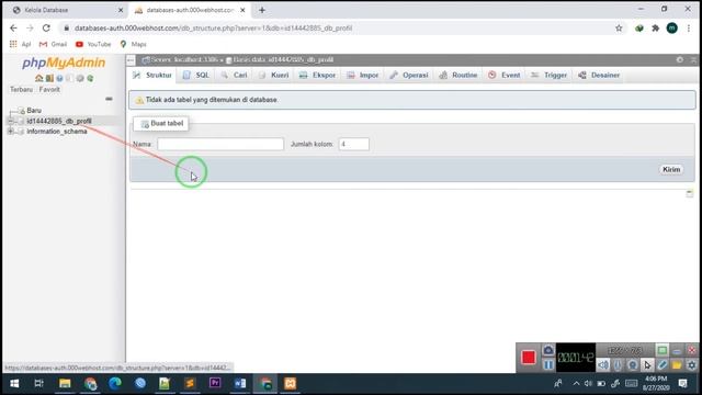 upload database ke web hosting 000webhost.com | tutorial web php смотреть онлайн