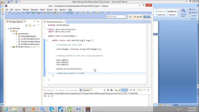 06 How to create arraylist in java смотреть онлайн