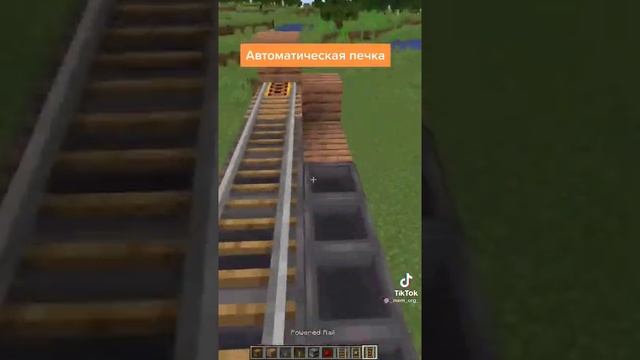 автомотическая печка в майнкрафт#short смотреть онлайн
