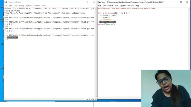 Python Tutorial for Beginners | Break Continue in Python | Break and Continue смотреть онлайн