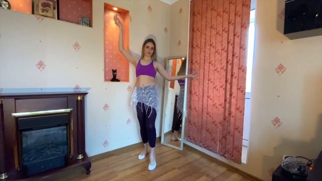 ФИТНЕС BELLYDANCE.Отработка основного движения танца живота "ЗАБРОС БЕДРА" под музыку\DANCE WORKOUT смотреть онлайн