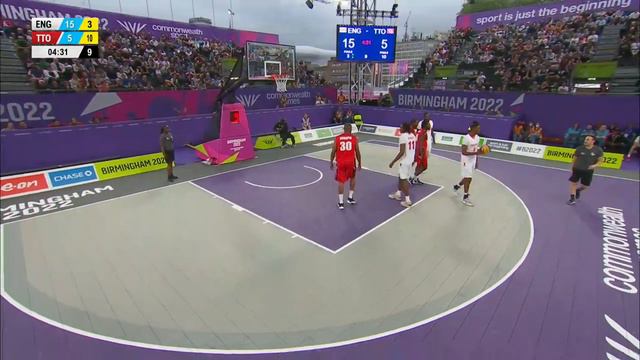 Commonwealth Games 3x3 England v Trinidad and Tobago Full Game 2022 смотреть онлайн