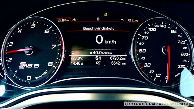 Audi RS6 Acceleration 0-200 V8 Sound Biturbo AUDI RS6 C7