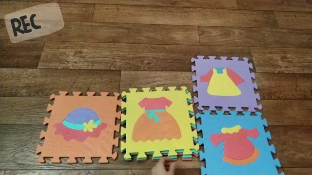 Развивающая игра для малышей///Коврик-пазл///PUZZLE смотреть онлайн
