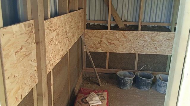 Утепление стен бани опилкобетоном смотреть онлайн