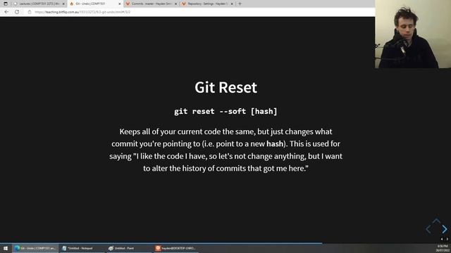 COMP1531 22T2 - 9.3 - ? Git Undo смотреть онлайн