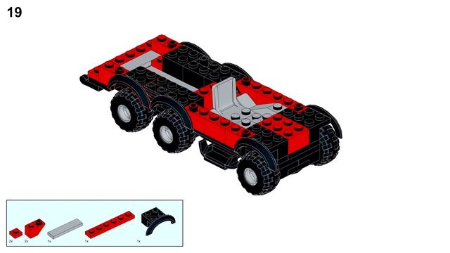 Собираем 6-ти колесный внедорожник из Лего (How To Build Lego Off Roader) смотреть онлайн