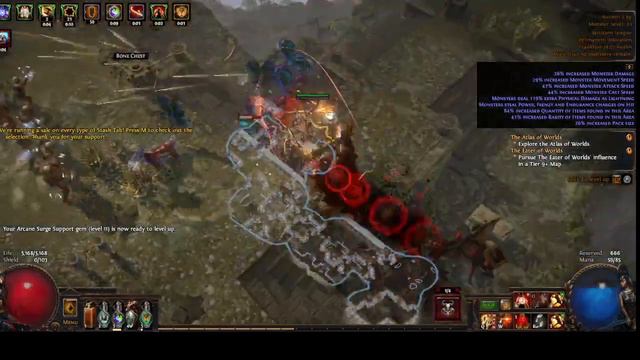 Path of Exile 3.20- Boneshatter - Juggernaut [ Ancient Map ] смотреть онлайн