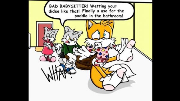 Tails the Babysitter! Page 1-10 (Tails & Jackson & Londa & Sonic)