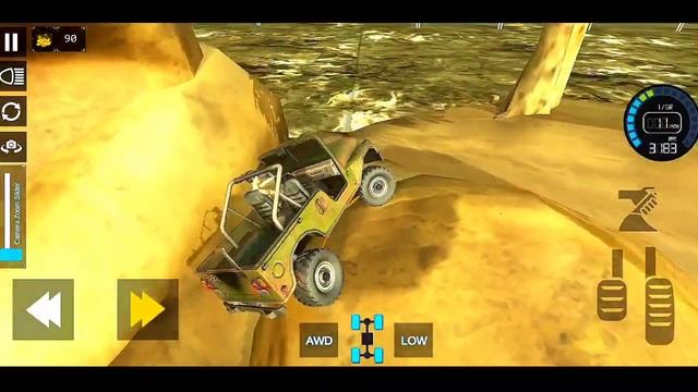 Offroad Tough Jeep Driving Simulator - 4x4 SUV Mountain Climb Drive - Android GamePlay смотреть онлайн