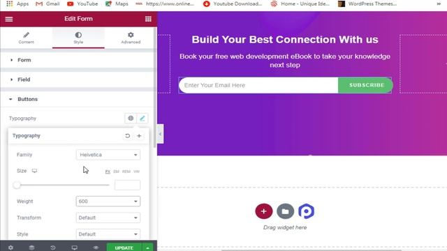How To Add Newsletter in WordPress 2021 | Create Email Subscribe Form With Elementor смотреть онлайн