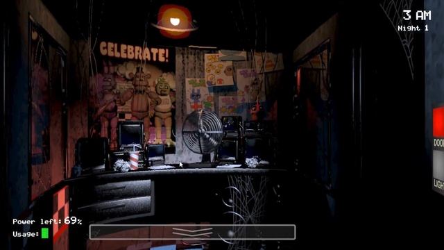 Five Nights at Freddy's - Night 1 - Walkthrough Gameplay Part 1 (No Commentary) (FNAF Horror Game) смотреть онлайн