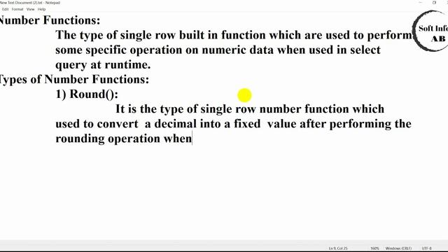 sql round() | round function in sql | what is round function and examples | database round functio смотреть онлайн