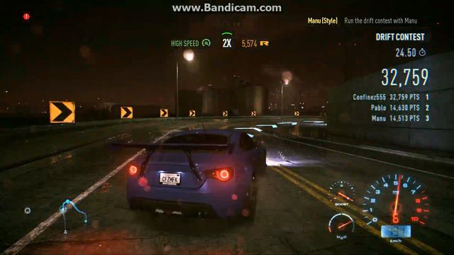 NFS 2015 - "Drift Contest" - Daily Used BRZ 400 HP (Electro Bass Music) смотреть онлайн