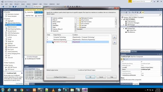 PART 42 HOW TO LOAD SQL DATA TO SEPARATE TABLE USING CONDITIONAL SPLIT TRANSFORM(TAMIL) | TechIT DB смотреть онлайн