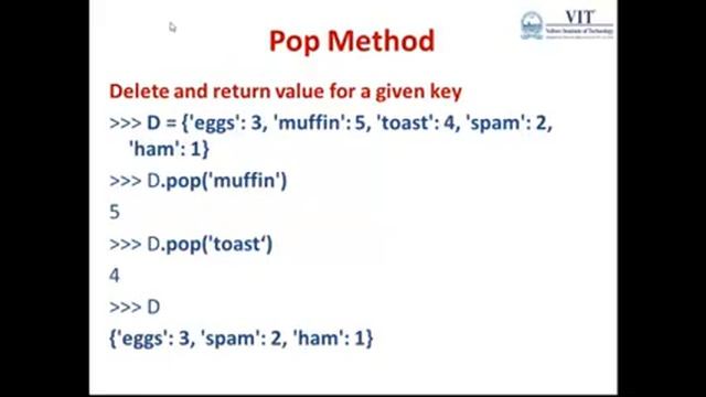 Dictionary in Python смотреть онлайн