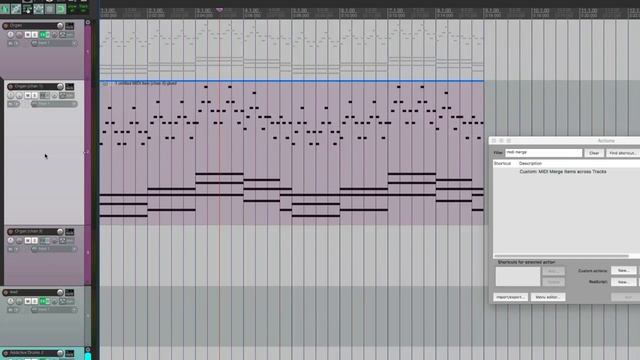 MIDI Merge & Split - Imploding and exploding MIDI Items in REAPER 5 смотреть онлайн