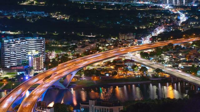 Night Cities 4K - Scenic Relaxation Film With Calming Music