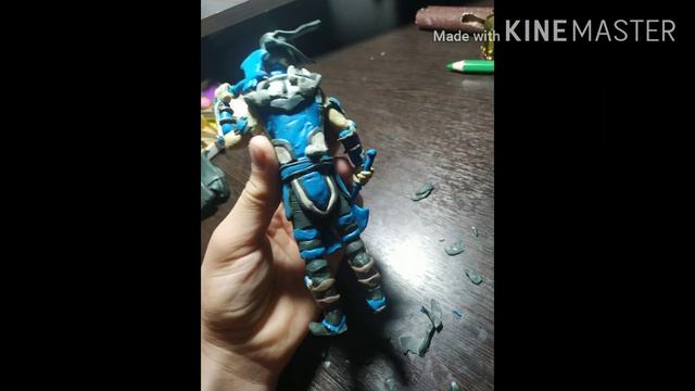 Лепка Sub-zero Mortal Kombat 11, из пластилина смотреть онлайн