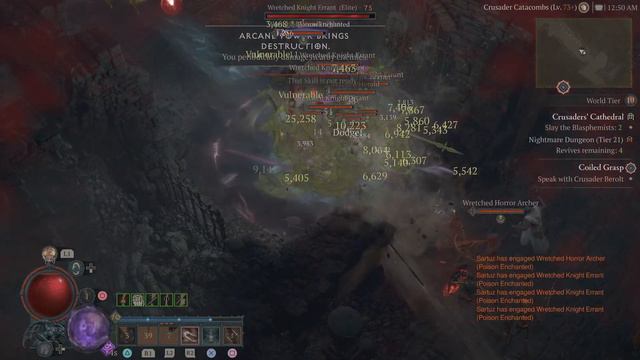 Diablo 4 - Death Trap Rogue Lvl 70 Nightmare Sigil Dungeon Xp Grinding смотреть онлайн